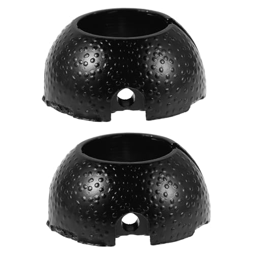 Angoily 2 Stück Teiliges Deckenventilator-montagekit Schwarzer Metallhalter mit Mattem Finish Stabile und Stilvolle Aufhängung Langlebige Deckenventilatorhalterung für Wohn Esszimmer von Angoily