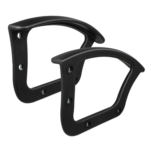 Angoily 2 Stück Teiliges Ersatz Armlehnen Ringset für Bürostühle Robuste Kunststoff Armlehnenhalterung Einfach zu Montieren Vielseitig Kompatibel mit Gaming und Armstützen Stilvolles von Angoily