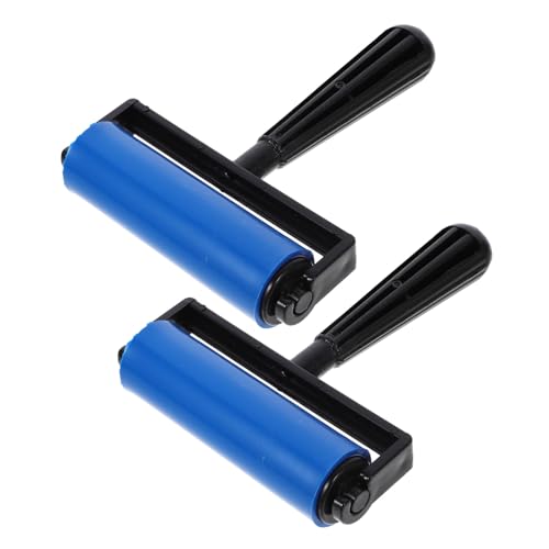 Angoily 2 Stück Teiliges Kunststoff Ink Roller für Druckgrafik und Malerei Langlebige Malrolle mit Ergonomischem Griff für Erwachsene Vielseitig Einsetzbar für Kunsthandwerk und Angoily 2 Stück Teiliges Kunststoff Ink Roller für Druckgrafik und Malerei Langlebige Malrolle mit Ergonomischem Griff für Erwachsene Vielseitig Einsetzbar für Kunsthandwerk und von Angoily