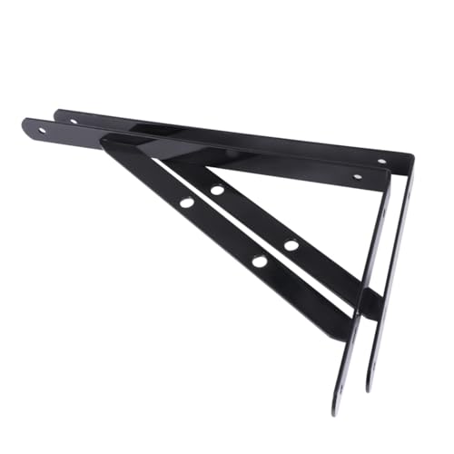 Angoily 2 Stück Teiliges Metall dreieck wandregalträger Robuste Starke Wandhalterung mit winkel Verschleißfest für Heim Büroregale Langlebige Tragfähigkeit von Angoily