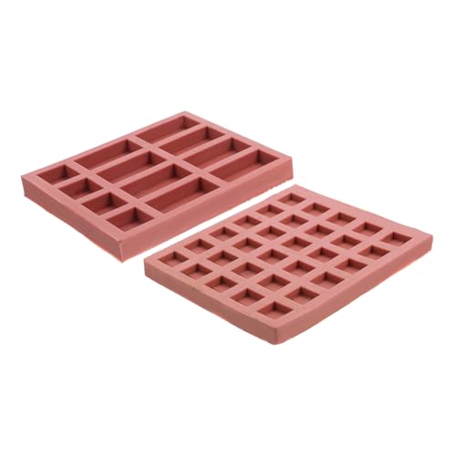 Angoily 2 Stück Teiliges Miniatur-rotstein-silikonform- Wiederverwendbare Mini-Ziegel-Modelle für Puppenhaus Sandtischdekoration und Mini-gartenlandschaft Präzise Maße Einfach zu Bedienen Angoily 2 Stück Teiliges Miniatur-rotstein-silikonform- Wiederverwendbare Mini-Ziegel-Modelle für Puppenhaus Sandtischdekoration und Mini-gartenlandschaft Präzise Maße Einfach zu Bedienen von Angoily