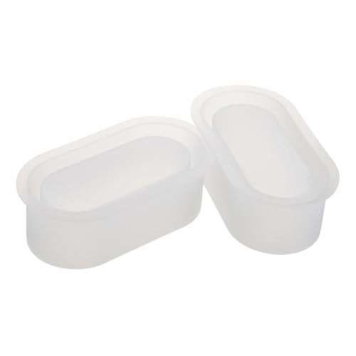 Angoily 2 Stück Teiliges Ovales Silikon Pflanzgefäßform mit Antihaftbeschichtung Vielseitige DIY Beton Harzgießform für Blumentöpfe Einfach zu Entformen für Garten Wohnungsdekoration Angoily 2 Stück Teiliges Ovales Silikon Pflanzgefäßform mit Antihaftbeschichtung Vielseitige DIY Beton Harzgießform für Blumentöpfe Einfach zu Entformen für Garten Wohnungsdekoration von Angoily