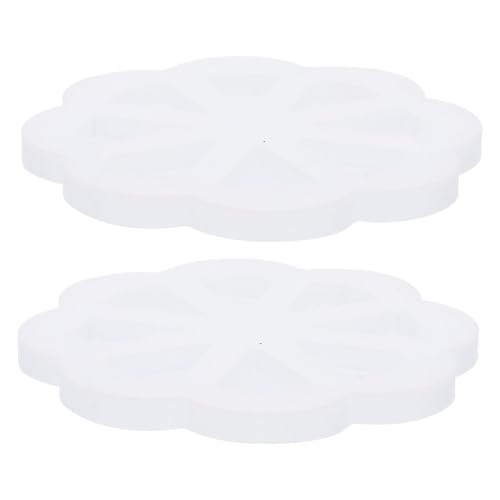 Angoily 2 Stück Teiliges Silikon Untersetzer Gießform Diy Tassenmatte Silikonform für Bastelprojekte und Heimdekoration Einfach zu Reinigen Anwendung Angoily 2 Stück Teiliges Silikon Untersetzer Gießform Diy Tassenmatte Silikonform für Bastelprojekte und Heimdekoration Einfach zu Reinigen Anwendung von Angoily