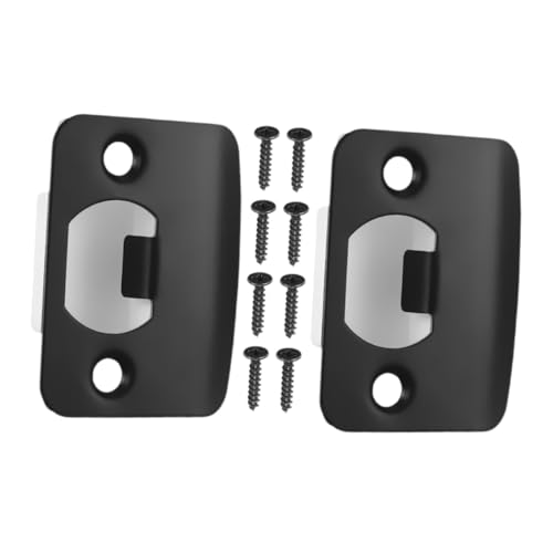 Angoily 2 Stück Teiliges Türschließblech aus hochwertigem Metall Stabile Metallführung für Haustüren Inklusive Schrauben und Montagezubehör Einfache Installation Langlebig und Robust für Angoily 2 Stück Teiliges Türschließblech aus hochwertigem Metall Stabile Metallführung für Haustüren Inklusive Schrauben und Montagezubehör Einfache Installation Langlebig und Robust für von Angoily