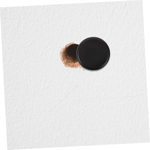 Angoily 2 Stück Teiliges Wandlochabdeckungs Kunststoff Selbstklebend Runde Trockenbau lochabdeckungen Einfache Anbringung ohne Bohren Vielseitig für Gipskarton und Fliesen Schwarze von Angoily