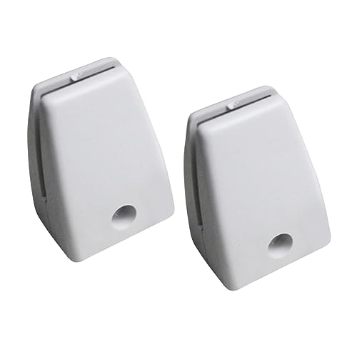 Angoily 2 Stück Tischtrennwand Clips aus Kunststoff Stabile Halterung für Partitionswände Flexibel Einsetzbar zur Raumtrennung im Büro für Schreibtische und Konferenztische von Angoily