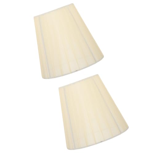 Angoily 2 Stück Transparenter Gazelampe Lampenschirm Schirm aus Leichtem für Leuchten Geeignet für Wandleuchte Stehlampe Deckenlampe Schickes Einfaches Design für Zuhause von Angoily