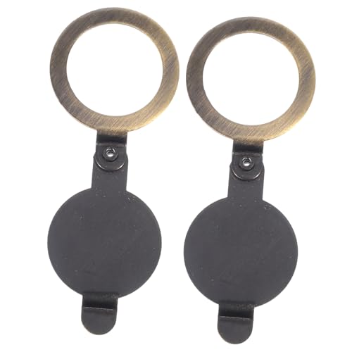 Angoily 2 Stück Türspion Abdeckung aus Kupfer Drehbarer Sichtschutz Einfache Montage Korrosionsbeständig Langlebiger Schutz für Wohnungstür Privatsphäre Angoily 2 Stück Türspion Abdeckung aus Kupfer Drehbarer Sichtschutz Einfache Montage Korrosionsbeständig Langlebiger Schutz für Wohnungstür Privatsphäre von Angoily