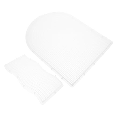 Angoily 2 Stück Untersetzer Form Handgemachte Resin Untersetzer Mould für DIY Projekte für Familie Einfach zu Reinigen und Wiederverwendbar von Angoily