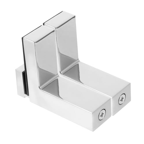 Angoily 2 Stück Verstellbare Glashalterung aus Langlebiger für Glasregale Dicke Stabile Wandhalterungen für Heim und Büroregale Robuste Glasregal Klemmhalter zur Aufbewahrung Angoily 2 Stück Verstellbare Glashalterung aus Langlebiger für Glasregale Dicke Stabile Wandhalterungen für Heim und Büroregale Robuste Glasregal Klemmhalter zur Aufbewahrung von Angoily