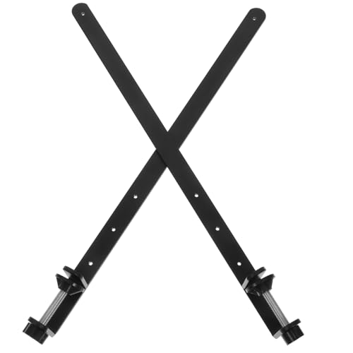 Angoily 2 Stück Verstellbare Tischhalterung für Pegboard Raumspartendes Design für Garagen und Kleiderschrankorganisation Starker Halt für und Werkbänke Schwarz von Angoily
