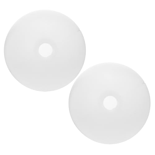 Angoily 2 Stück Weiße Acryl Kugellampen Lampenschirm Fassung Opal Ersatzglas für Deckenleuchte Wohnzimmer Schlafzimmer Esszimmer mit Blendfreiem Licht und Einfacher Montage von Angoily