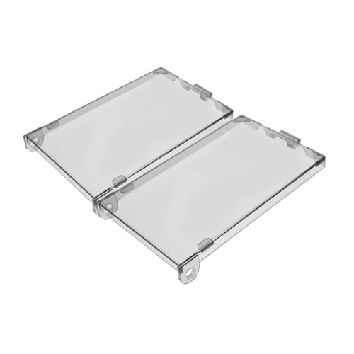 Angoily 2 Stück Wetterfeste Transparente Steckdosen Abdeckung Schutzplatte für Elektrische Steckdosen Moderne Minimalistische Gestaltung Kompatibel für Innen und Außenbereiche Vielseitig von Angoily