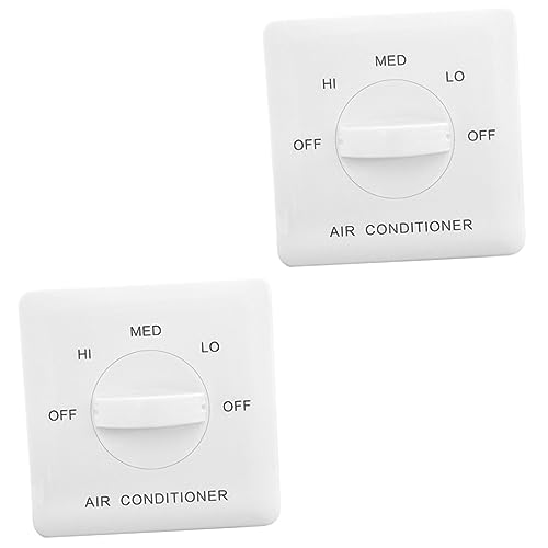 Angoily 2 Stücke Thermische Control Controller Fan Coil Control Klimaanlage Weiß Angoily 2 Stücke Thermische Control Controller Fan Coil Control Klimaanlage Weiß von Angoily