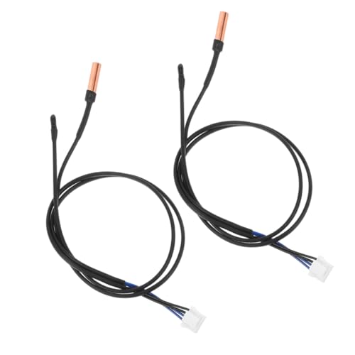 Angoily 2 Teiliger Temperatursensor Für Klimaanlagen Kompatibel Mit Panasonic Modellen 5K Epoxidbeschichteter Thermistorfühler Empfindlicher Hvac Wärmesensor Angoily 2 Teiliger Temperatursensor Für Klimaanlagen Kompatibel Mit Panasonic Modellen 5K Epoxidbeschichteter Thermistorfühler Empfindlicher Hvac Wärmesensor von Angoily