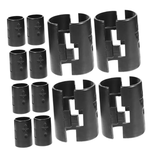 Angoily 20 Sätze Teiliges Verstellbare Drahtregal Clips aus Robustem PP Material Stabile Rohrbefestigung für Sichere Montage von Drahtregalen Installieren für Rohrdurchmesser Geeignet von Angoily