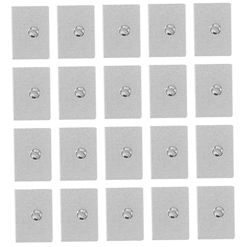 Angoily 20 Stück Laminat Klemmen Für Glasregale Robuste Regalhalterung Glashalterung Klemme Fixierungsklemme Glas Aluminium Regalverschluss Clips Brillenhalterung Angoily 20 Stück Laminat Klemmen Für Glasregale Robuste Regalhalterung Glashalterung Klemme Fixierungsklemme Glas Aluminium Regalverschluss Clips Brillenhalterung von Angoily