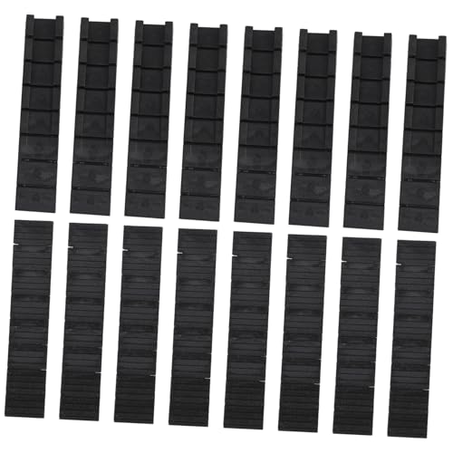 Angoily 20 Stück Möbelabstandshalter Terrassendielen Uneben Extender Richtmaschinen Flexible Unterlegscheiben Vertieft Ungleichmäßig Shils Bratpfanne Beiträge Block Auslauf Plastik Black Angoily 20 Stück Möbelabstandshalter Terrassendielen Uneben Extender Richtmaschinen Flexible Unterlegscheiben Vertieft Ungleichmäßig Shils Bratpfanne Beiträge Block Auslauf Plastik Black von Angoily