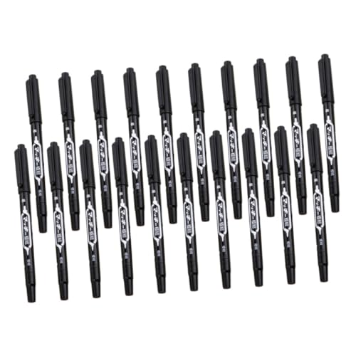 Angoily 20 Stück Teiliges Doppelseitiger Ölbasierter Marker Wasser UV beständig Schnelltrocknend Vielseitig für Bürobedarf Künstler und Schüler Glattes Schreiben und Präzises Markieren Angoily 20 Stück Teiliges Doppelseitiger Ölbasierter Marker Wasser UV beständig Schnelltrocknend Vielseitig für Bürobedarf Künstler und Schüler Glattes Schreiben und Präzises Markieren von Angoily