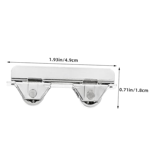 Angoily 20 Stück Teiliges Edelstahl Möbelpulley für Schrank Vitrinenersatz Robuste Präzise für Sanftes Gleiten Einfache Montage Passend für Glas-schiebetüren Angoily 20 Stück Teiliges Edelstahl Möbelpulley für Schrank Vitrinenersatz Robuste Präzise für Sanftes Gleiten Einfache Montage Passend für Glas-schiebetüren von Angoily