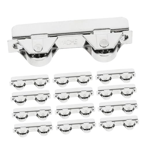 Angoily 20 Stück Teiliges Edelstahl Schiebetür für Glasvitrinen Schrank Ersatzpulley mit Präzisen Kugellagern Geräuscharm Langlebig für Fenster Kleiderschrank Schiebetür Angoily 20 Stück Teiliges Edelstahl Schiebetür für Glasvitrinen Schrank Ersatzpulley mit Präzisen Kugellagern Geräuscharm Langlebig für Fenster Kleiderschrank Schiebetür von Angoily