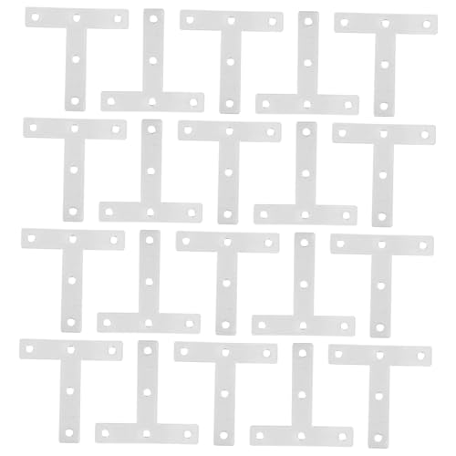 Angoily 20 Stück Teiliges Edelstahl T förmiges Möbel eckverbinder Stabile Fixierplatten für Holz Einsetzbar bei Schränken Tischen Stühlen Sofas Langlebig und Einfach zu Montieren Angoily 20 Stück Teiliges Edelstahl T förmiges Möbel eckverbinder Stabile Fixierplatten für Holz Einsetzbar bei Schränken Tischen Stühlen Sofas Langlebig und Einfach zu Montieren von Angoily