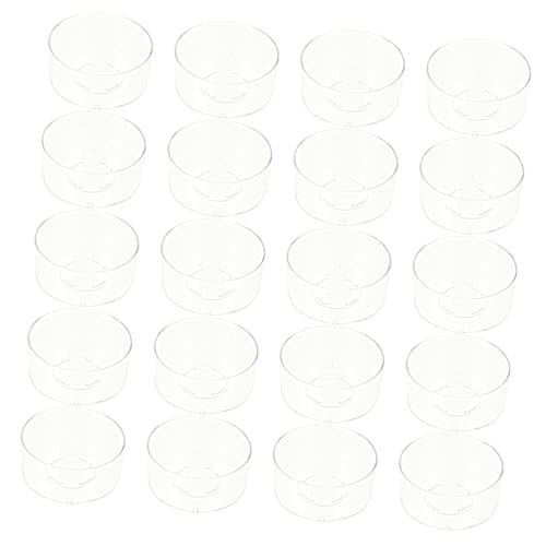 Angoily 20 Stück Teiliges Kunststoff kerzenbehälter Flammhemmende DIY Kerzenschalen aus Acryl Runde Kerzenhüllen für Kerzenherstellung Wiederverwendbar als Geschenk und Partydeko Angoily 20 Stück Teiliges Kunststoff kerzenbehälter Flammhemmende DIY Kerzenschalen aus Acryl Runde Kerzenhüllen für Kerzenherstellung Wiederverwendbar als Geschenk und Partydeko von Angoily