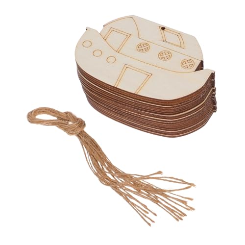 Angoily 20 Stück Teiliges Segelbootform mit Schnur Naturbelassen zum Bemalen und Basteln Vorgebohrt Rustikale Holzdekoration für Diy-projekte Karten Geschenke Nautisches Design Angoily 20 Stück Teiliges Segelbootform mit Schnur Naturbelassen zum Bemalen und Basteln Vorgebohrt Rustikale Holzdekoration für Diy-projekte Karten Geschenke Nautisches Design von Angoily