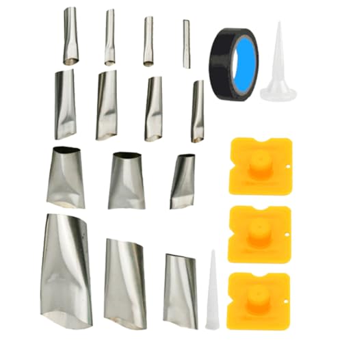 Angoily 20 Stück Teiliges Set Düsen Kit für Dichtungsarbeiten Perfektes Werkzeug für Fenster und Unebene Oberflächen Langlebig und Einfach zu Reinigen von Angoily