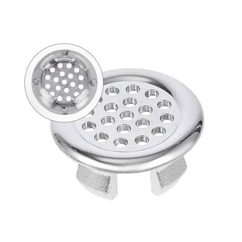 Angoily 20 Stück Teiliges Waschbecken Überlauf Ringe Langlebige Abflussabdeckungen für Badezimmer Waschbecken Einfache Installation Praktische Spülbecken Überlauf Abdeckung Einsetzbar von Angoily