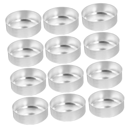 Angoily 200 Stück Aluminium Teelicht Dosen für DIY Duftkerzen Leere Behälter Hochtemperaturbeständig für Kerzenherstellung und Kreative Projekte Silber Angoily 200 Stück Aluminium Teelicht Dosen für DIY Duftkerzen Leere Behälter Hochtemperaturbeständig für Kerzenherstellung und Kreative Projekte Silber von Angoily
