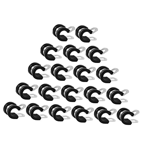 Angoily 20Stücke Rohrschlauchklemmen mit für Kabel und Rohre Isolierte Klemmenset für Flexible Anwendung und Optimalen Schutz Angoily 20Stücke Rohrschlauchklemmen mit für Kabel und Rohre Isolierte Klemmenset für Flexible Anwendung und Optimalen Schutz von Angoily