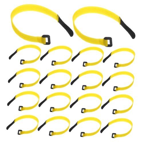 Angoily 24 Stück Teiliges Verstellbares Kabelband Lang Wiederverwendbare Klettbänder aus Robustem Nylon für Kabelmanagement Befestigung von Kabeln Werkzeugen und Haushaltsgegenständen Angoily 24 Stück Teiliges Verstellbares Kabelband Lang Wiederverwendbare Klettbänder aus Robustem Nylon für Kabelmanagement Befestigung von Kabeln Werkzeugen und Haushaltsgegenständen von Angoily