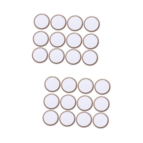 Angoily 24stücke Selbstklebende Möbelpads Runde Filzgleiter Für Stühle Und Tische Geräuschdämpfer Und Bodenschutz Für Hartholzböden Langlebig Und rutschfest von Angoily