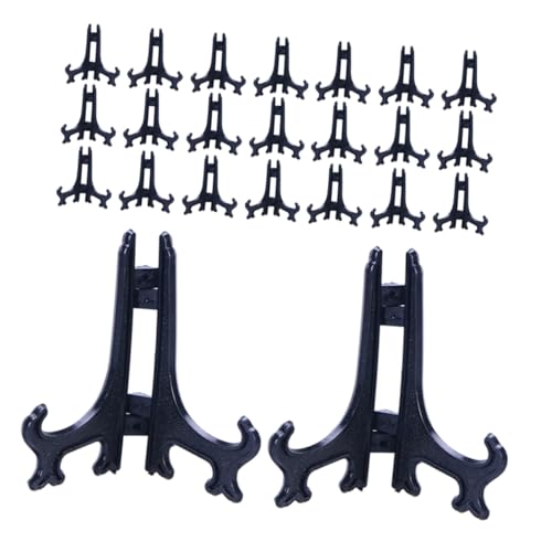 Angoily 25 Stück Teiliges Kunststoff Tellerständer Leichter Stabiler Displayhalter für Tischdekoration Minimalistisches Design Vielseitig für Bilder und Teegebäck Praktisch und Tragbar Angoily 25 Stück Teiliges Kunststoff Tellerständer Leichter Stabiler Displayhalter für Tischdekoration Minimalistisches Design Vielseitig für Bilder und Teegebäck Praktisch und Tragbar von Angoily