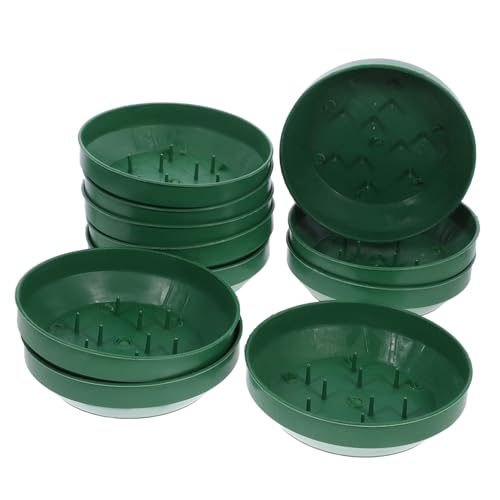 Angoily 25 Stück Teiliges Rundes Blumenarrangement-tablett aus Kunststoff Wiederverwendbare Blumenhalter-Schalen für Sichere Blumenplatzierung bei Hochzeitsdeko Partys und Festlichen von Angoily