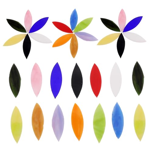 Angoily 28 Stück Teiliges Blattform Bunte Mosaiksteine für DIY Bastelarbeiten Kerzenteller Dekoration Langlebig Kratzfest Schöne Muster Angoily 28 Stück Teiliges Blattform Bunte Mosaiksteine für DIY Bastelarbeiten Kerzenteller Dekoration Langlebig Kratzfest Schöne Muster von Angoily