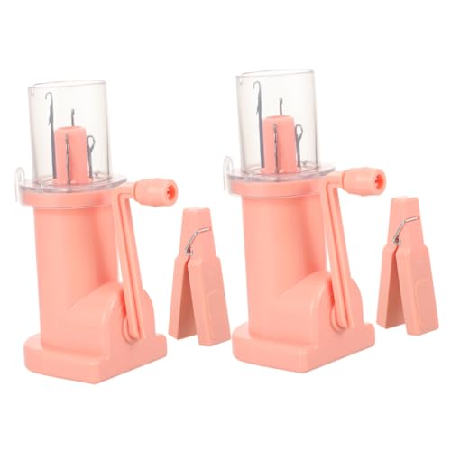 Angoily 2Er Set DIY Handstrick Webmaschine Mini Flechtwerkzeug Mit Clip Zum Basteln Tragbarer Kordelstricker Für Anfänger Und Profis von Angoily