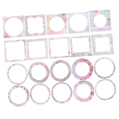 Angoily 2sätze DIY-Handwerk-Papier Mit Hohl-Fenster Für Scrapbook Bastel-hintergrundpapier Dekorative Papiere Für Journal-Material Und Sammelalben Angoily 2sätze DIY-Handwerk-Papier Mit Hohl-Fenster Für Scrapbook Bastel-hintergrundpapier Dekorative Papiere Für Journal-Material Und Sammelalben von Angoily