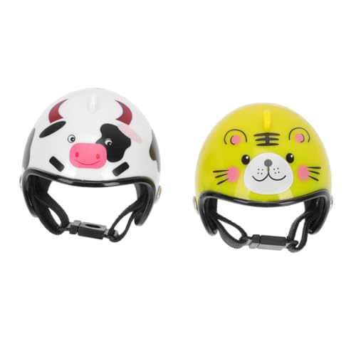 Angoily 2St Helm Huhn Spielzeug Papagei Hut Zubehör Henne Kopfbedeckung pp von Angoily