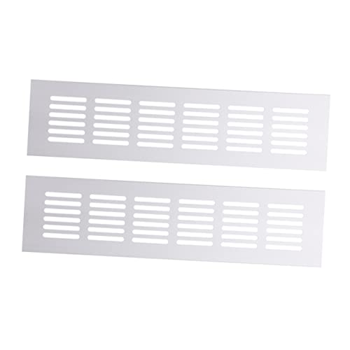 Angoily 2Stücke Aluminiumlegierung Lüftungsgrill für Schuhschrank und Kleiderschrank Atmungsaktives Design zur Geruchsbeseitigung und Wärmeabfuhr Korrosionsbeständig Angoily 2Stücke Aluminiumlegierung Lüftungsgrill für Schuhschrank und Kleiderschrank Atmungsaktives Design zur Geruchsbeseitigung und Wärmeabfuhr Korrosionsbeständig von Angoily