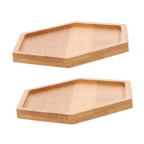 Angoily 2Stücke DIY Mosaik Bastelset Leere Sechseckige Tabletts für Dekoration für Erwachsene und Handwerksprojekte von Angoily