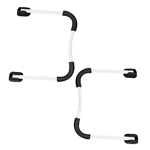 Angoily 2Stücke Klappbare Tischbeine für Schreibtische und Betten Robuste rutschfeste Möbelbeine für Stabilen Halt und Einfache Installation für Home Office von Angoily
