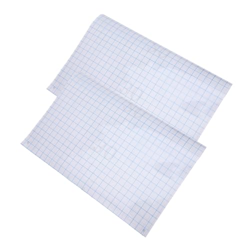 Angoily 2Stücke Teiliges Vinyl Transferband mit Ausrichtungsgitter für DIY Projekte Selbstklebende Transferfolie für Aufkleber Fenster und Wände von Angoily