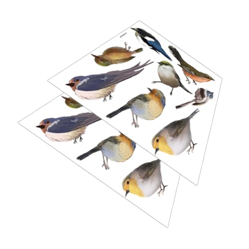 Angoily 2blätter Selbstklebende Fensteraufkleber Gegen Vogelschlag Dekorative Fensterfolie Mit Vogelmotiven Einfach Anzubringen Schutz Für Glasfenster Und Praktisch Angoily 2blätter Selbstklebende Fensteraufkleber Gegen Vogelschlag Dekorative Fensterfolie Mit Vogelmotiven Einfach Anzubringen Schutz Für Glasfenster Und Praktisch von Angoily