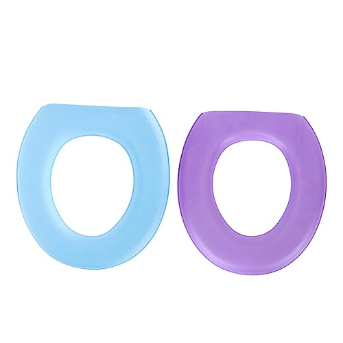 Angoily 2stücke Eva Toilettensitzbezüge Dicke Wasserdichte Kissen Für Wc Bequemes Design Für Badezimmer Und Sommer von Angoily