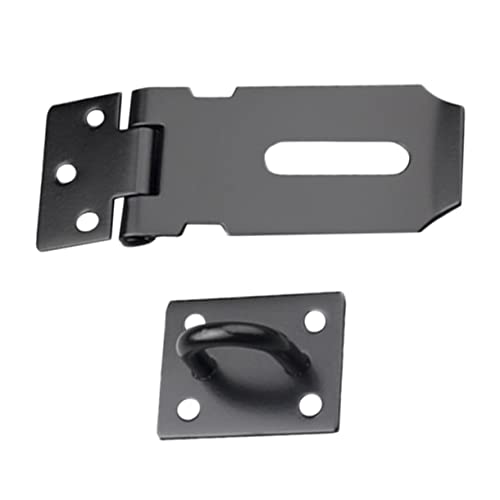 Angoily 2st Sperren Türschließe Riegel Schrank Schließbügel Riegel Der Türschnalle Anti-blockier Schweres Vorhängeschloss Schranktürschloss Anti-lock-schnalle Rostfreier Stahl Black Angoily 2st Sperren Türschließe Riegel Schrank Schließbügel Riegel Der Türschnalle Anti-blockier Schweres Vorhängeschloss Schranktürschloss Anti-lock-schnalle Rostfreier Stahl Black von Angoily