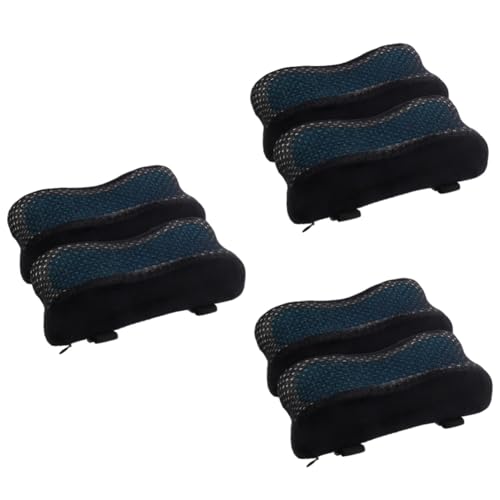 Angoily 3 Sätze Armlehnenpolster Stuhl Armlehnenkissen Armlehnenbezüge Für Bürostühle Gaming -Stuhl Arm Pads Unterstützung Unterlage Gel Stuhl-armauflage Gedächtnisschaum Blau 2 Stücke * 3 von Angoily