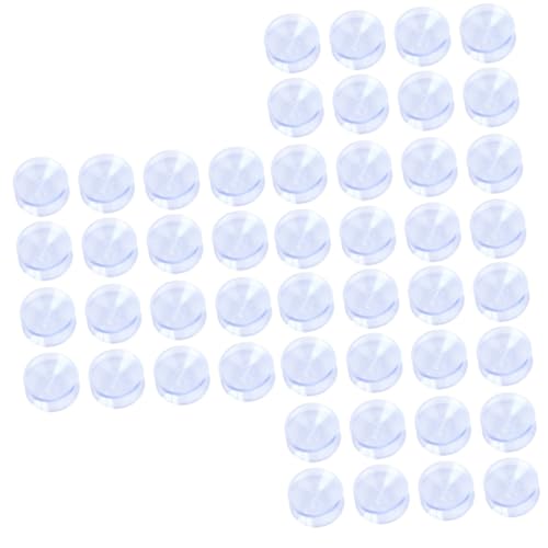 Angoily 60stücke Doppelseitige Saugnäpfe Für Glasoberflächen rutschfeste Pads Für Tischplatten Anti-rutsch-lösung Für Esstische Und Couchtische von Angoily