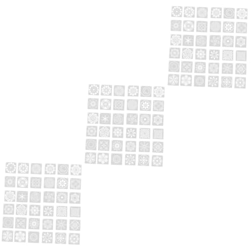 Angoily 3 Sätze Mandala Schablonen Kreative Diy Wandmalerei Schablonen Hochtemperaturbeständig Für Möbel Fliesen Und Bastelprojekte 36 Stück * 3 von Angoily